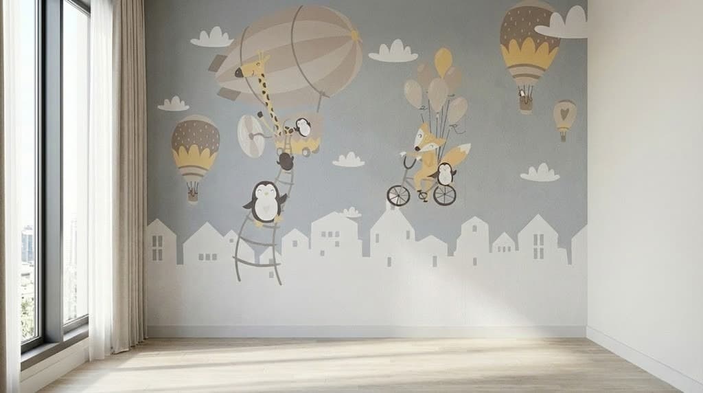 Before Kids Playroom Wallpaper